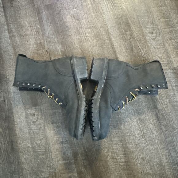 GEAR BOX 8020 Black Leather Size 14.5 EEE Logger Work Boots main image 5